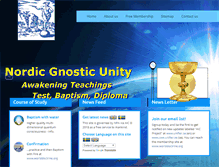 Tablet Screenshot of nordicgnosticunity.org